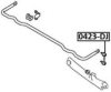 ASVA 0423-DJ Rod/Strut, stabiliser